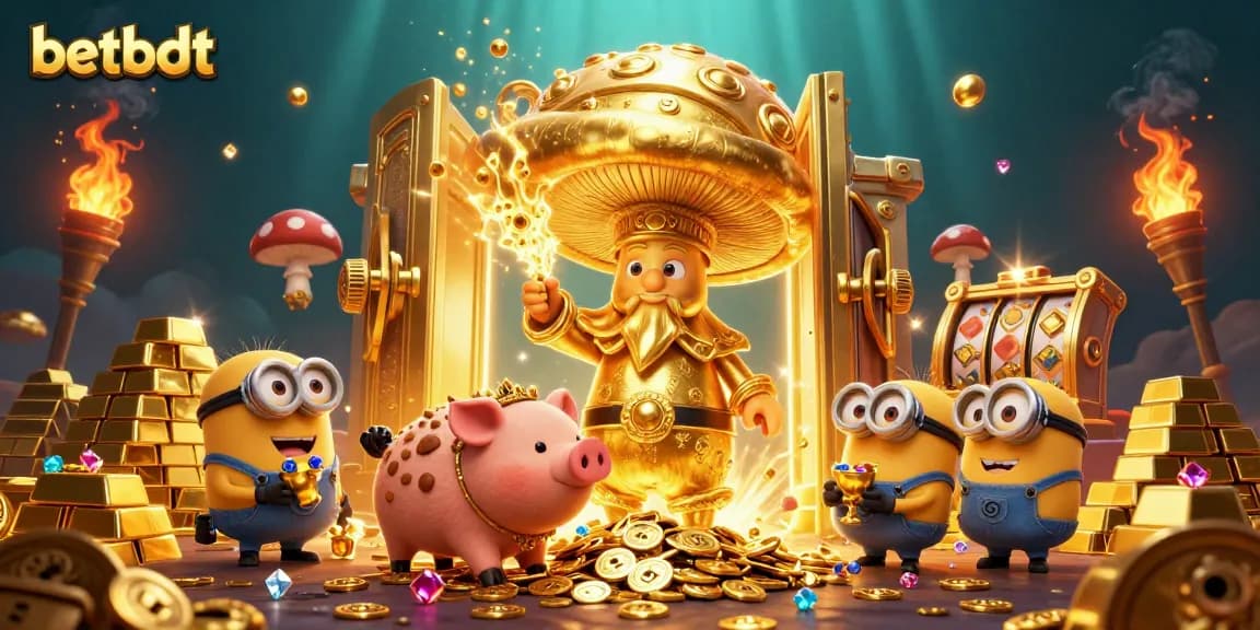 Players spin the giant golden vault to win big at betbdt with thrilling slots and treasures.