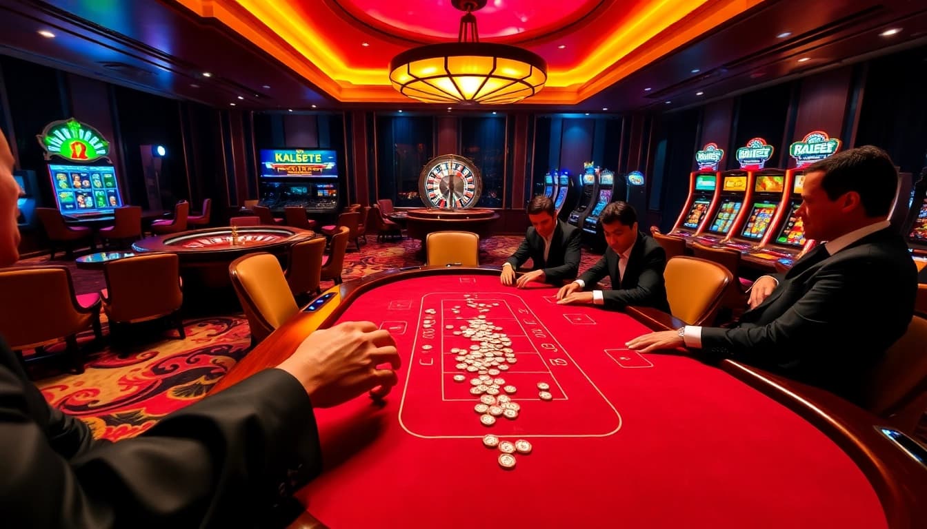 Experience thrilling gameplay at https://32wingroup.com/ with an upscale casino atmosphere featuring poker and roulette.