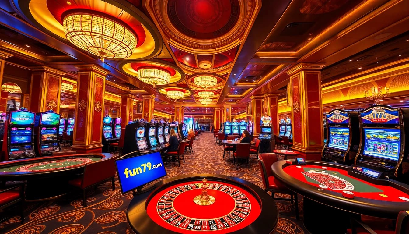 Experience excitement at fun79.com with luxurious casino games and vibrant gaming atmosphere.