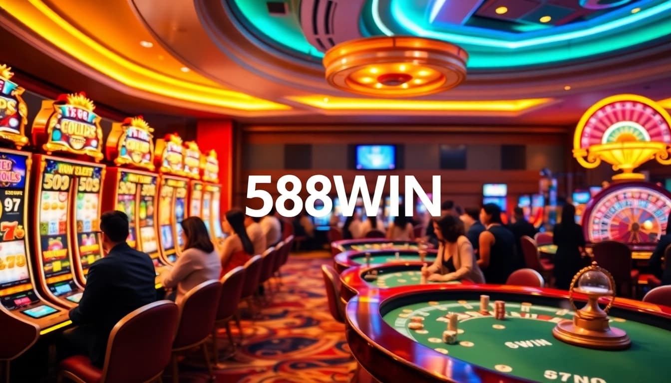 Engage with thrilling casino gameplay at https://58win.watch/ featuring vibrant slot machines and excited players.