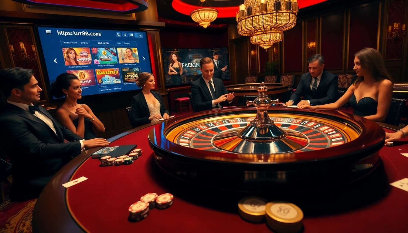 Engage in thrilling high-stakes action at https://urr88.com/, where poker players strategize for big wins.