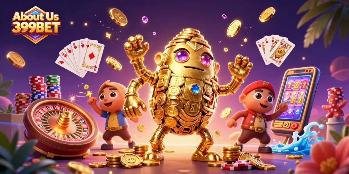 Experience thrilling gameplay with About Us 399BET featuring vibrant 3D casino elements and secure gaming.