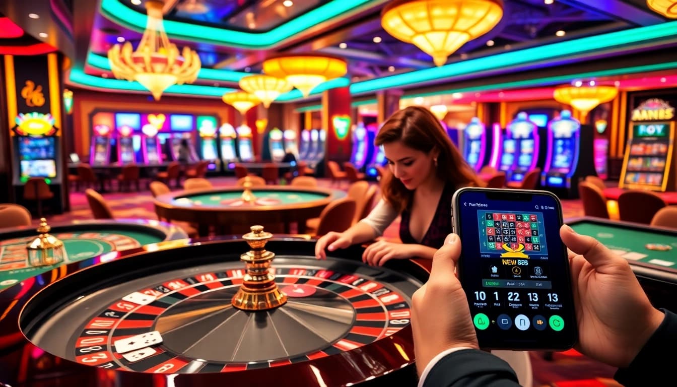 Experience the thrill of online gaming with NEW 88 as players spin the roulette wheel and place bets.