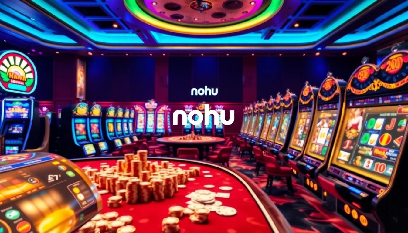 Experience thrilling moments at nohu with vibrant casino games and luxurious betting tables.