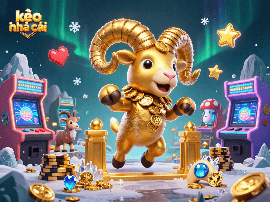 Engage with kèo nhà cái in a vibrant 3D illustration showcasing energetic gaming elements and excitement.