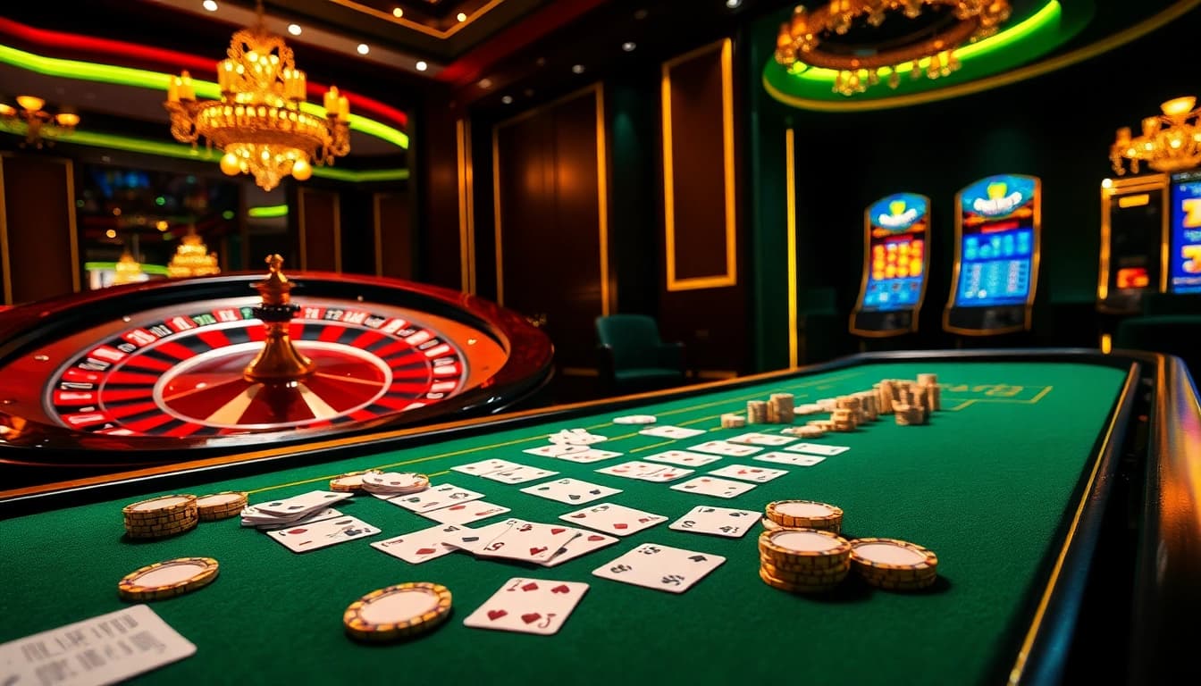 Experience thrilling gameplay at https://qq88.social/ with luxurious casino tables and exciting betting action.