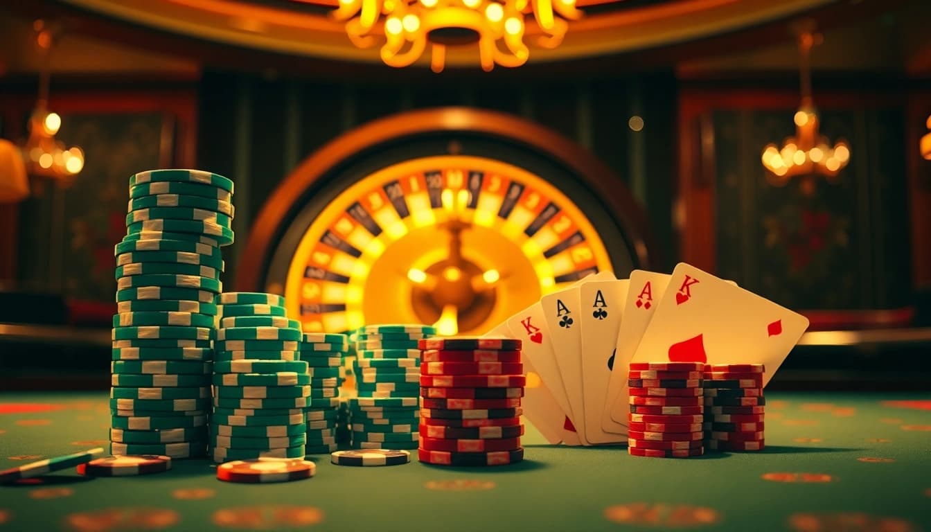 Experience casino excitement with poker chips and roulette at https://www.sclub88.bet/.