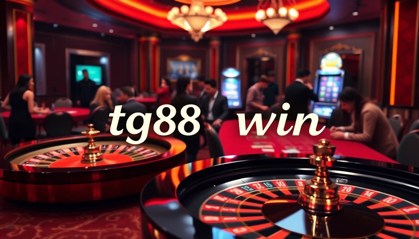 Experience the excitement of tg88 win with vibrant casino gameplay, roulette, and poker action.