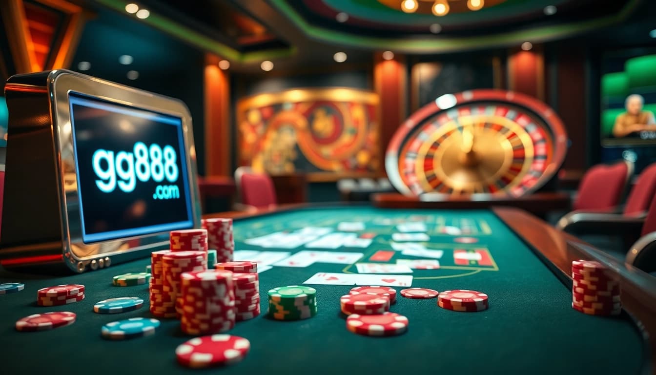 Experience the thrill of gaming at the luxurious gg88 com casino with vibrant tables and exciting action.