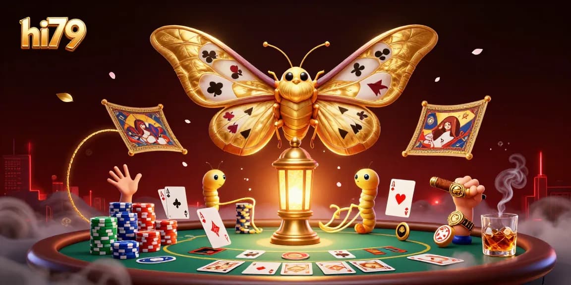 Experience thrilling gaming action with hi79, featuring dynamic casino elements and vibrant illustrations.
