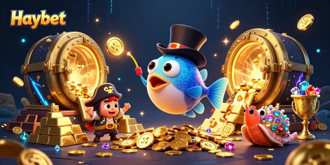 Engage with Haybet's vibrant casino world featuring a glittering treasure hunt under the sea.