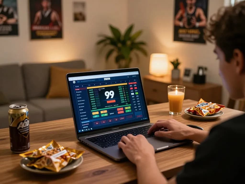 Engaging in online sports betting on 99WIN platform with strategic decision-making.