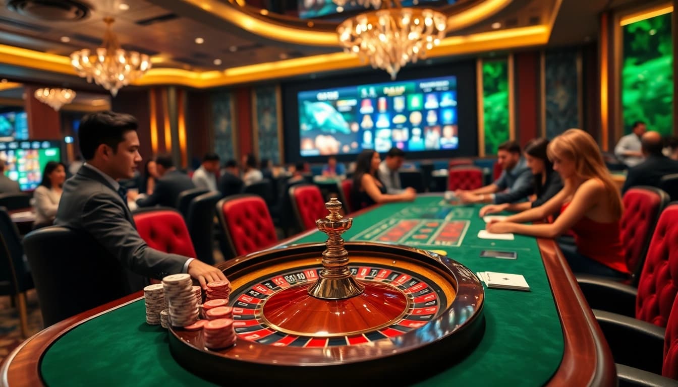 Experience thrilling gaming at https://rr88c.pro/ with an elegant poker and roulette casino atmosphere.