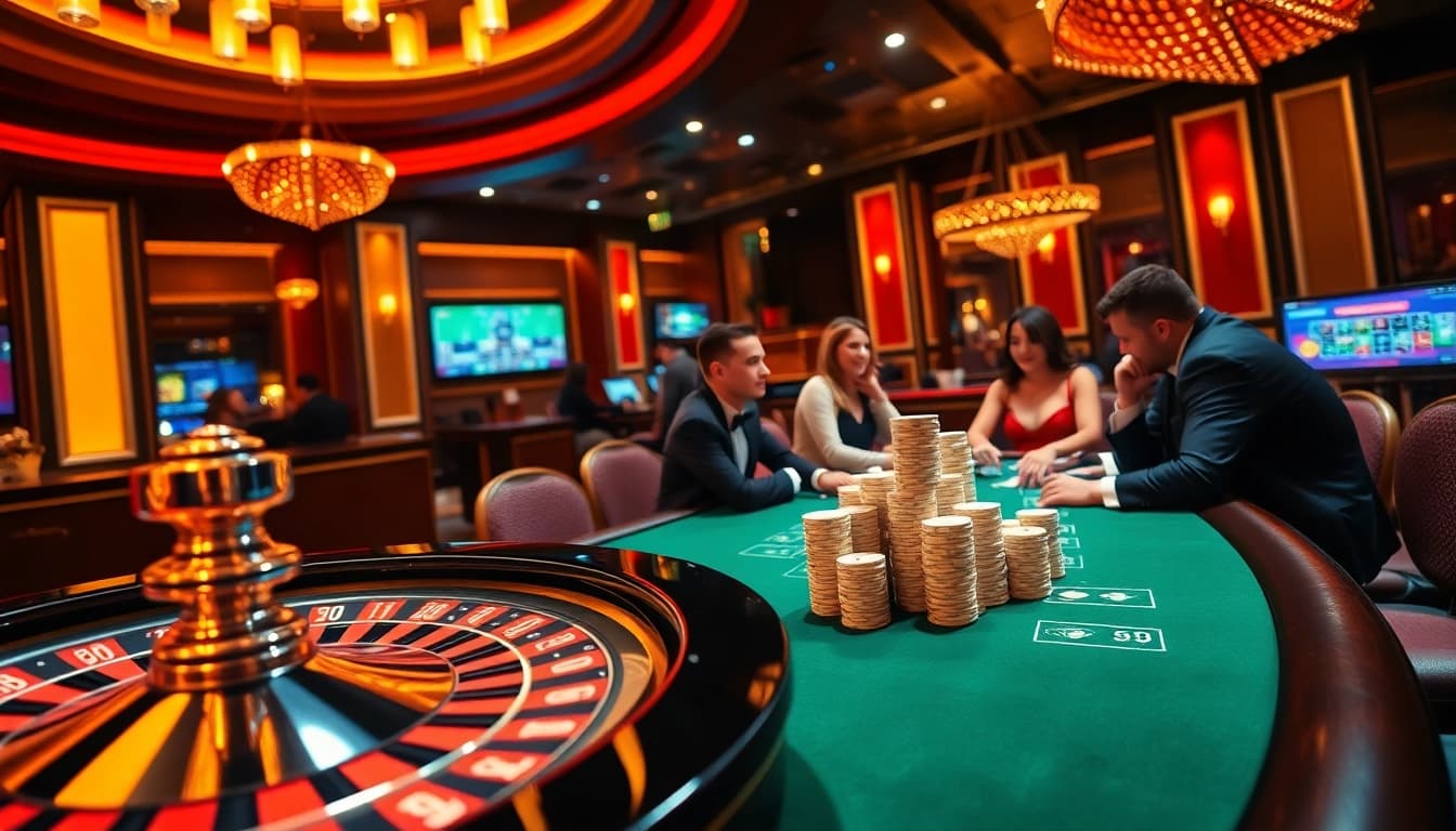 Experience thrilling casino action at https://mm88.london/ with players enjoying high-stakes games and excitement.