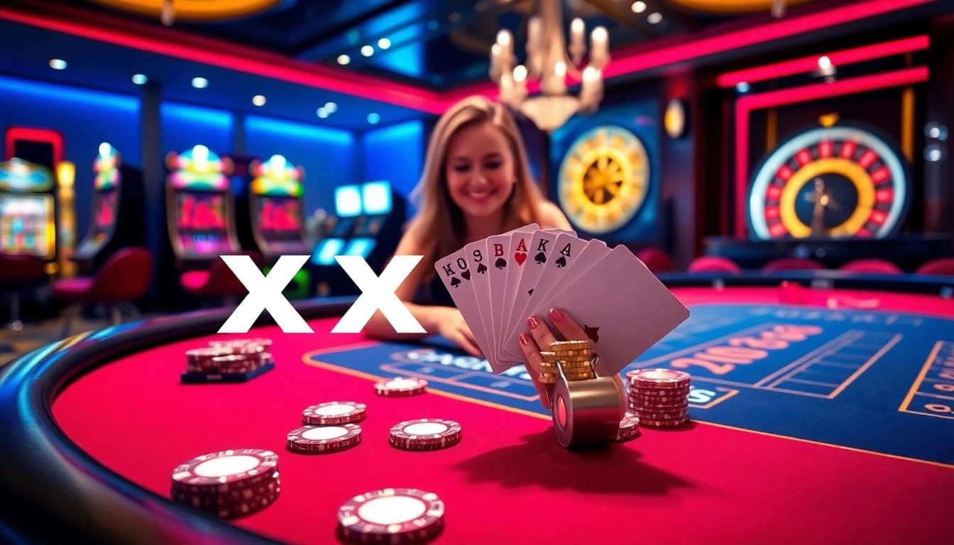Players enjoying a thrilling Baccarat game at XX88's premium online casino.