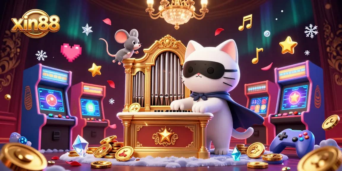 Experience thrilling gameplay at xin88 with the whimsical casino characters and vibrant gaming elements.
