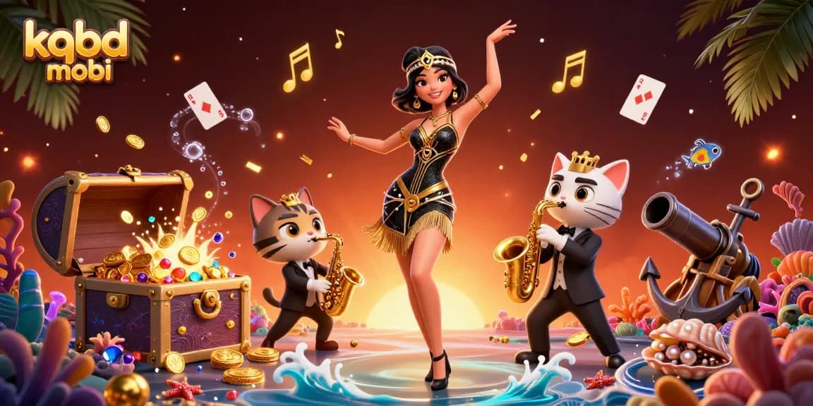 Experience kqbd mobi with exciting casino vibes and dynamic gameplay illustrated in 3D.