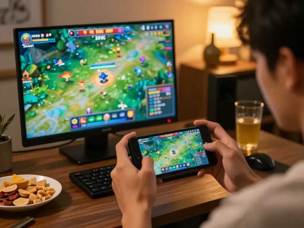 Bắn cá đổi thưởng game highlights thrilling moments of gameplay on a mobile device with vibrant graphics