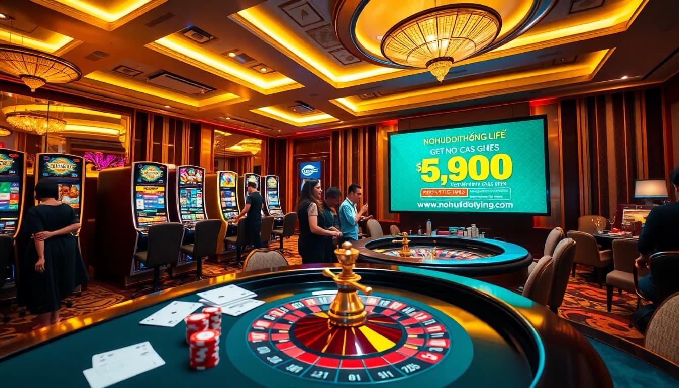 Engage with thrilling games at https://nohudoithuong.life/ featuring luxurious casino tables and slot machines.