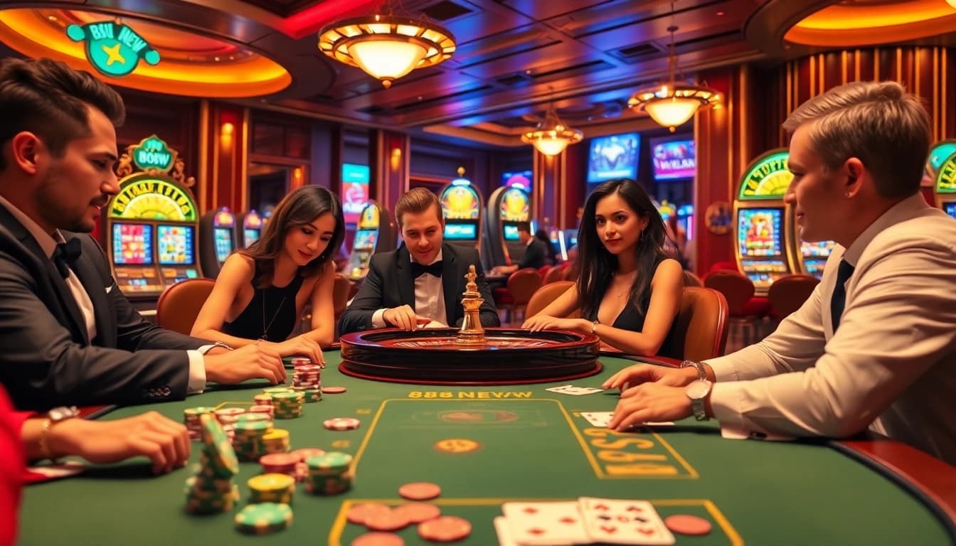 Experience the excitement of gambling at 88new.autos with vibrant casino games and engaging players.