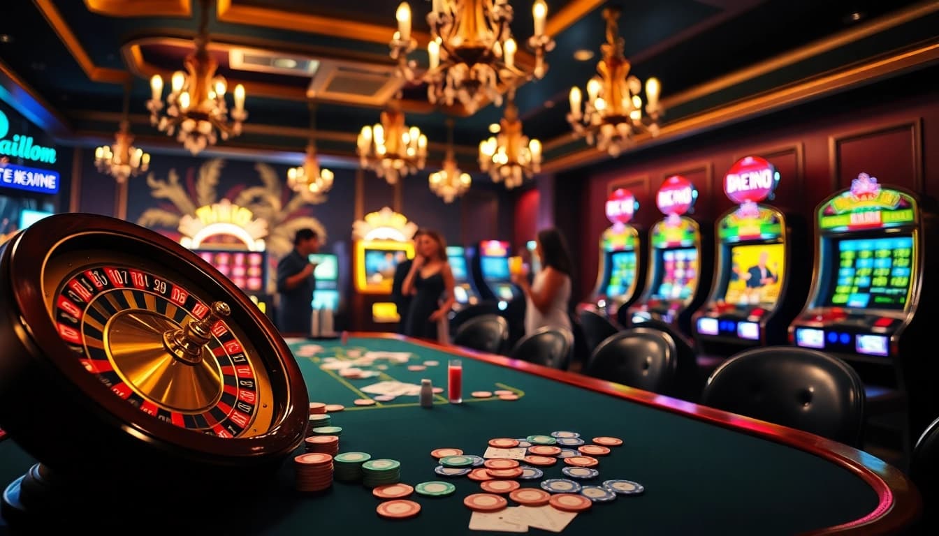 Nohu.com offers a luxurious casino experience with engaging poker games and roulette.