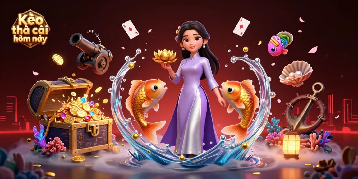 Engage with the dynamic Kèo nhà cái hôm nay scene showcasing vibrant gambling elements and characters.