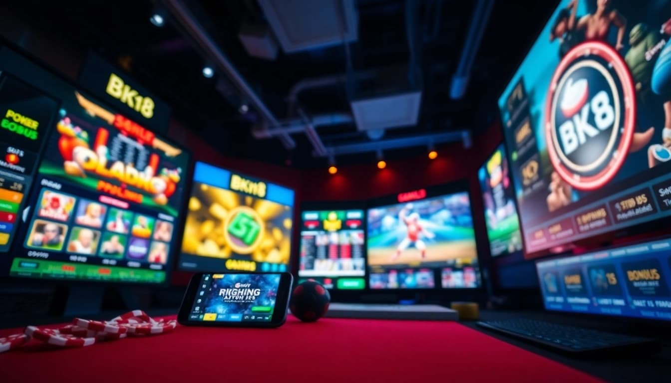 Experience online gambling at bk860s.com with vibrant gaming interfaces and promotions.