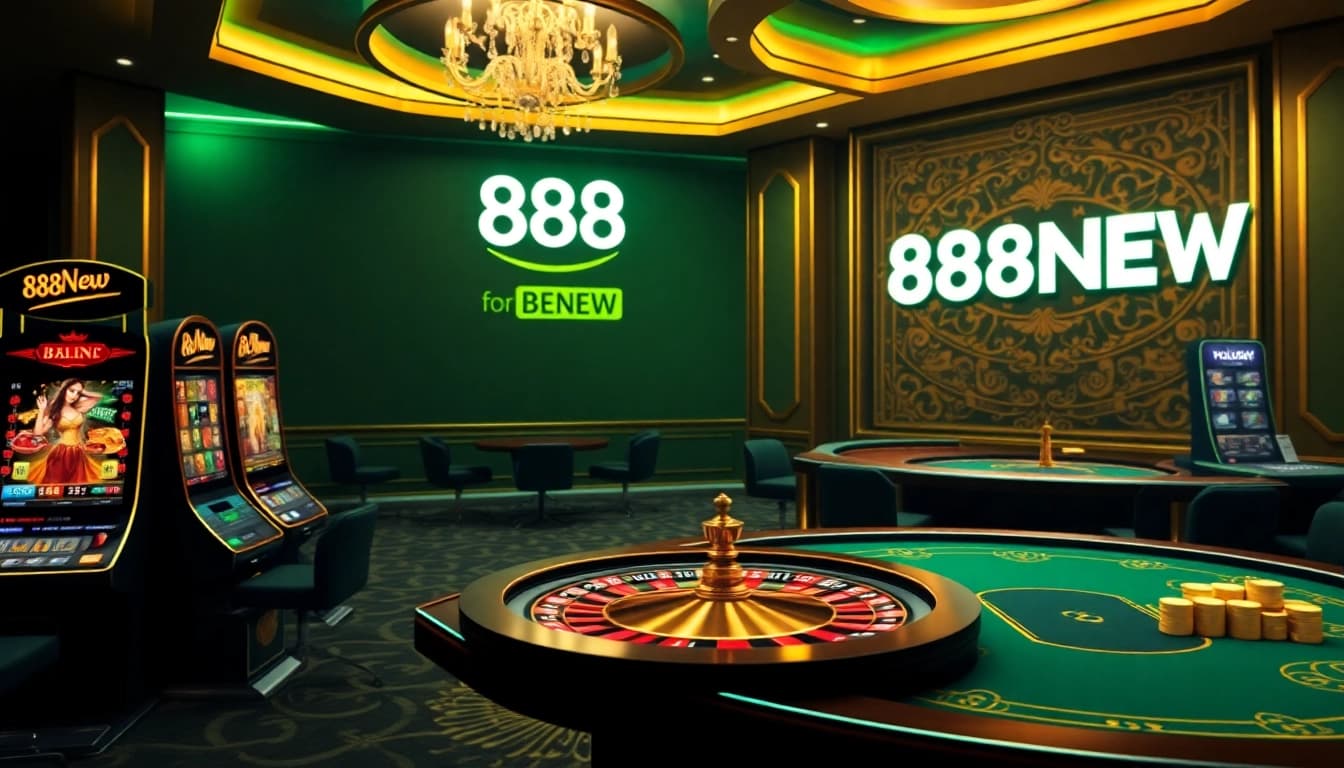 Experience thrilling casino games at trang chủ 888new with engaging slot machines and poker tables.