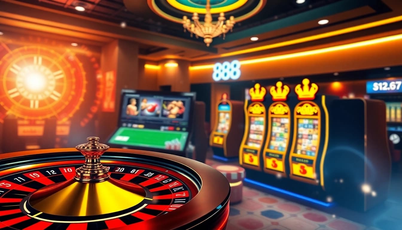 Experience the excitement of betting and gaming at 888NEW's vibrant online casino.