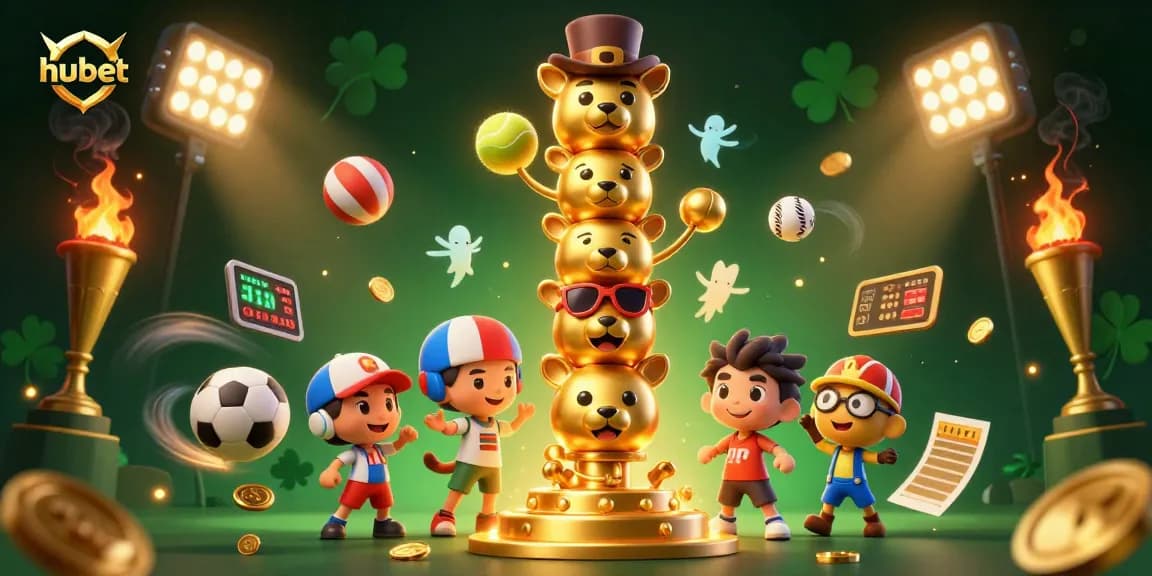 Experience thrilling sports betting action with hubet's vibrant interactive elements.
