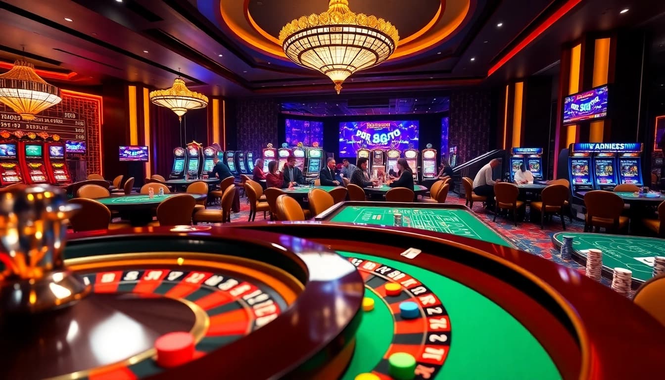Experience the excitement of gambling at https://lc88comm.com/ with vibrant casino tables and engaging players.