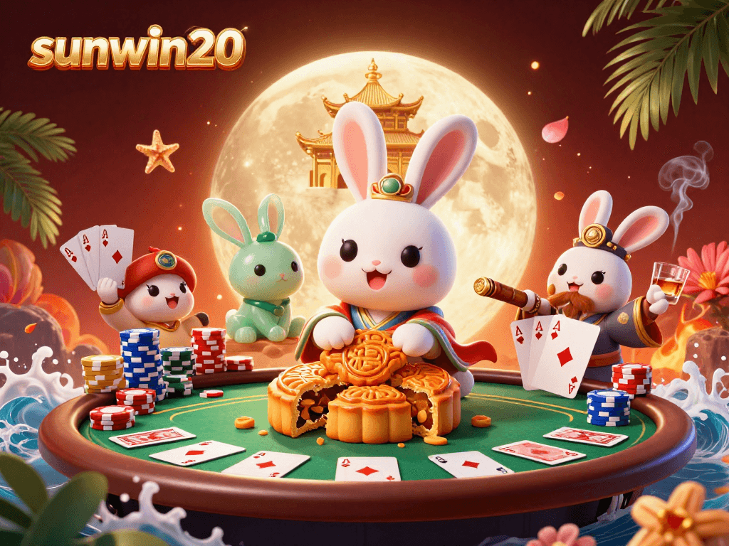 Engage in thrilling games with sunwin20, where moon rabbits reveal hidden poker treasures!