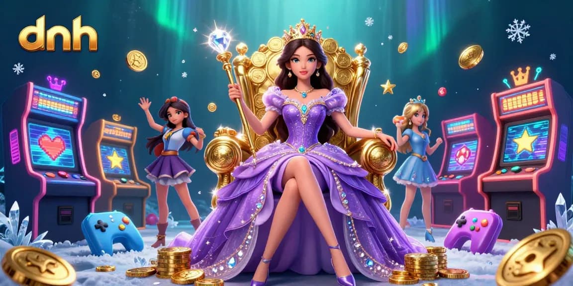 Win big with dnh in a vibrant casino filled with arcade game excitement