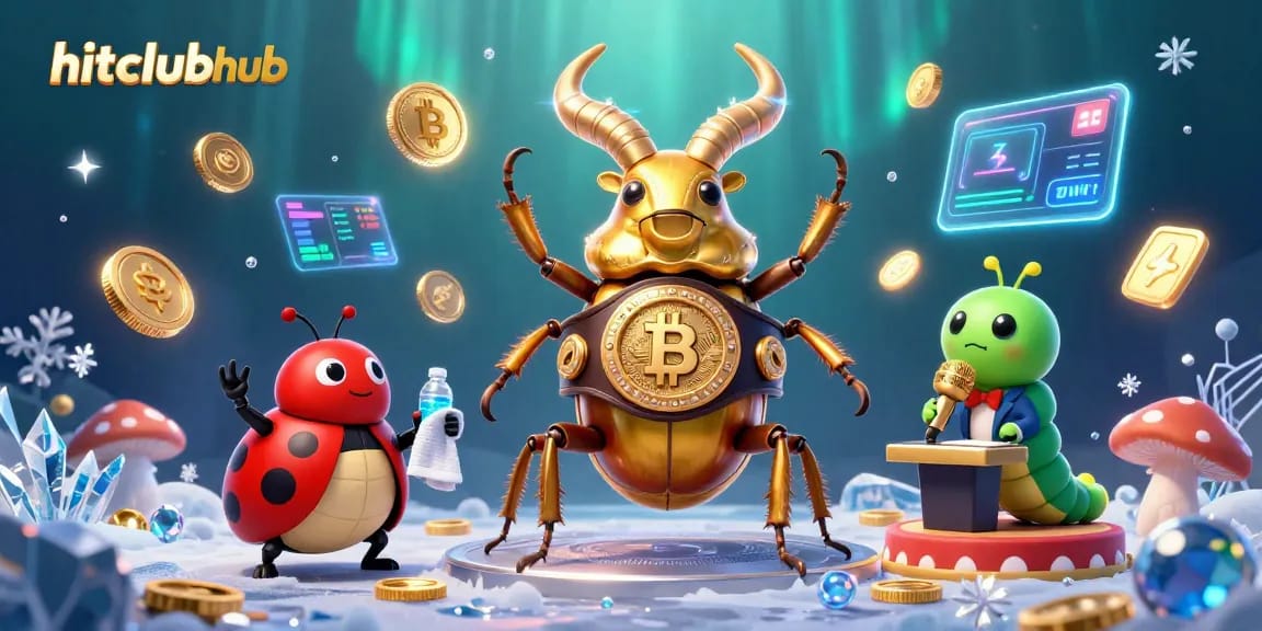 Experience thrilling gambling at hitclubhub with vibrant visuals of a unique 3D casino scene.