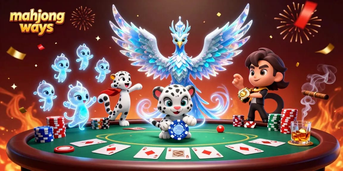 Experience the thrill of Mahjong Ways with vibrant characters and dynamic casino elements.