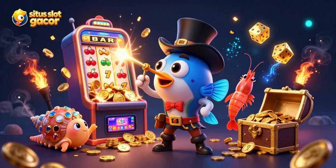 Catch thrilling wins at situs slot gacor with vibrant characters and jackpot excitement.