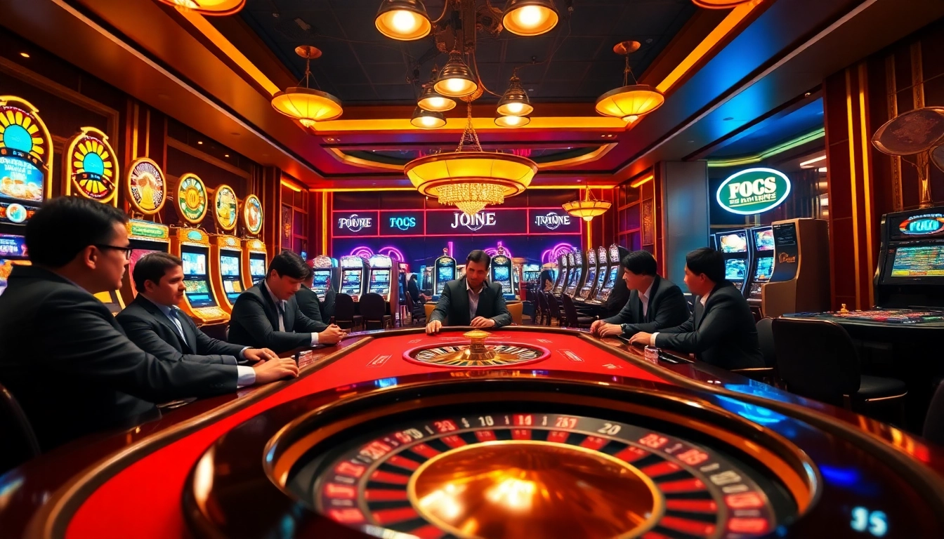 Experience high-stakes excitement at jun88pl.com with strategic poker play and vibrant casino ambiance.