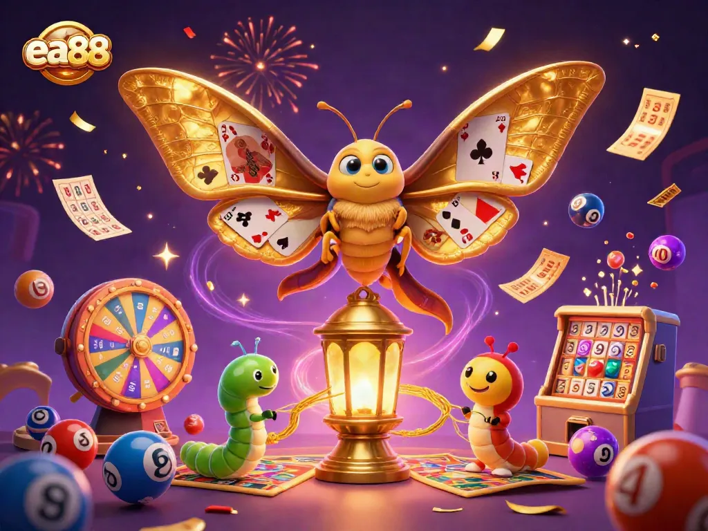 Experience thrilling moments at ea88 with vivid casino illustrations featuring lucky motifs and vibrant energy.