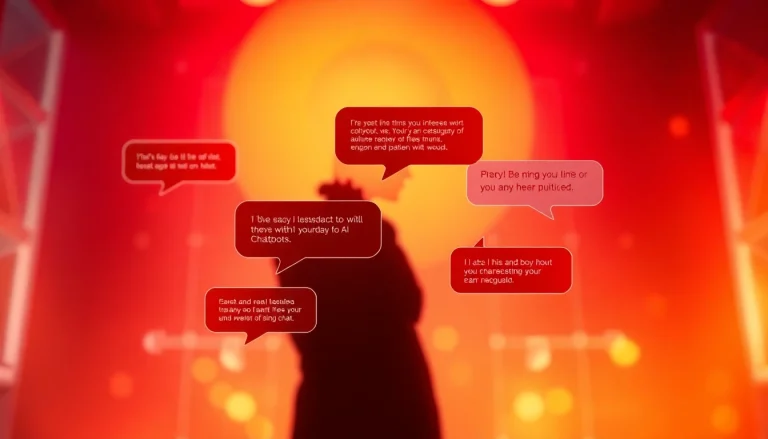 Engaging scene depicting spicy chat with vibrant colors and digital interface, showcasing adult roleplay themes.