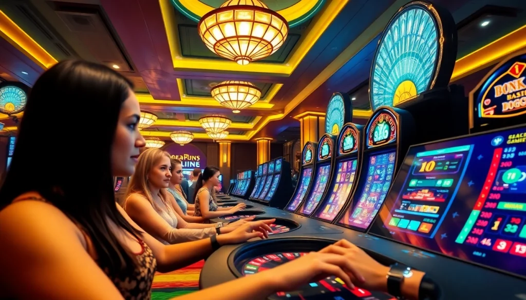 Experience the excitement of ev88win.live in a luxurious online casino with engaging games and vibrant atmosphere.
