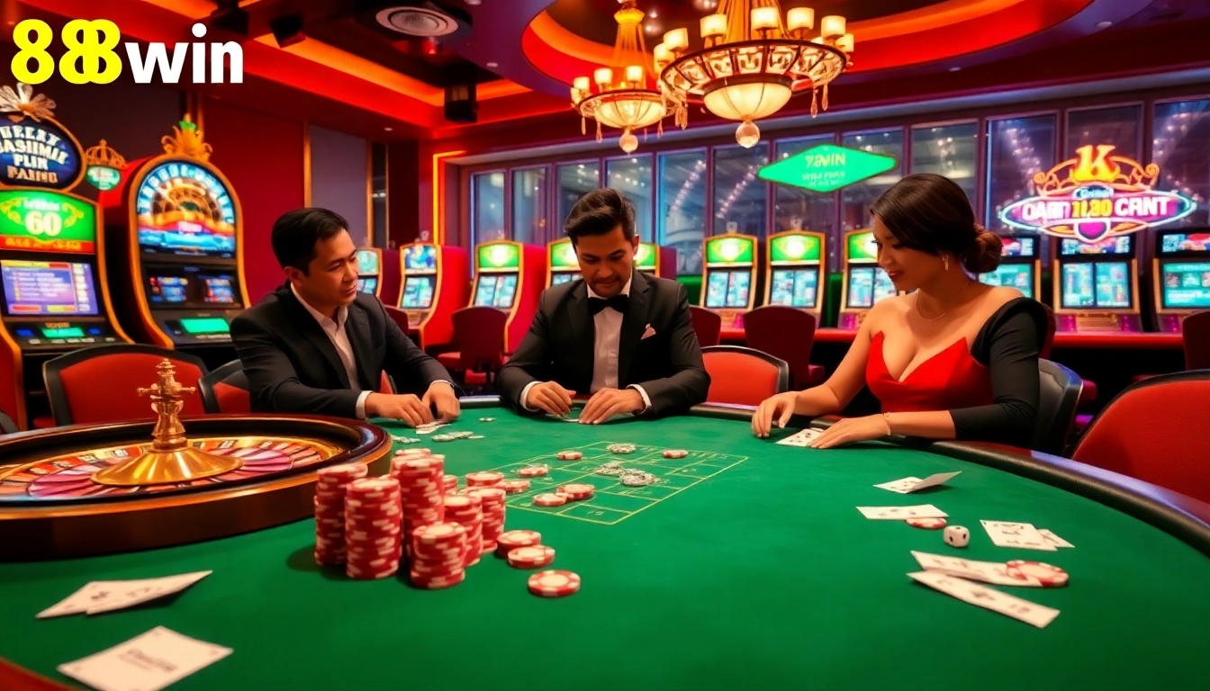 Players enjoying games at 78win casino, highlighting the thrilling 78k bonuses and winning opportunities.